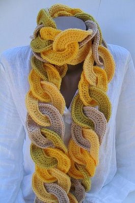 Схемы ажурных шарфов - вязание крючком
