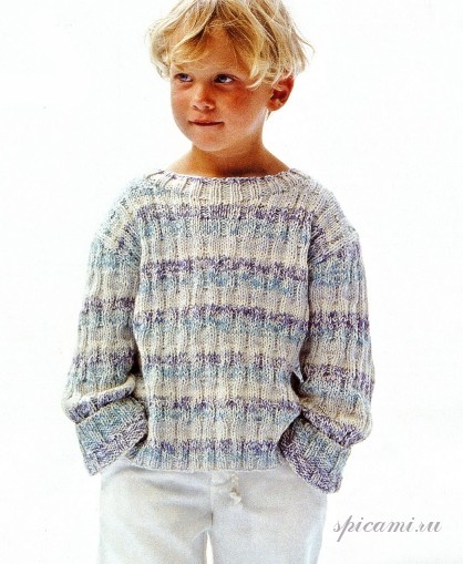 Вязаный свитер для мальчика | Вязание
