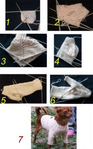 Вяжем свитер для собаки крючком