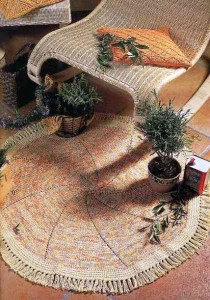 вязание коврик