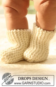 вязаные носки для малыша