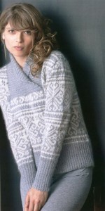 свитер с норвежскими мотивами