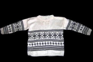 вязаный свитер для мальчика