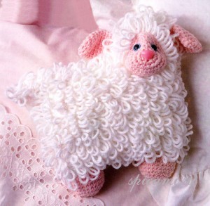 подушка овечка