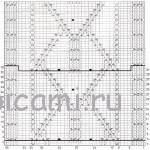 Вязаное платье косами спицами схема