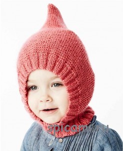 вязаная шапочка шлем для малыша