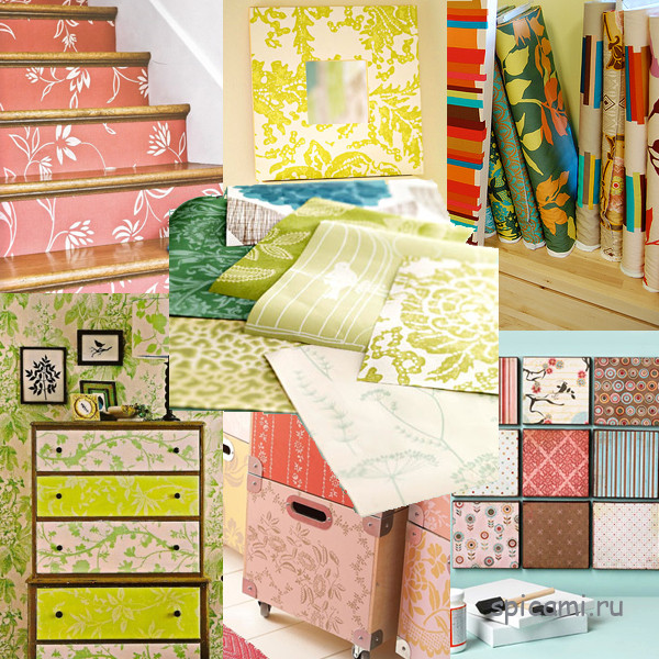 Что можно сделать из оставшихся обоев