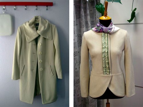 Як зі старого пальта зробити нове модне