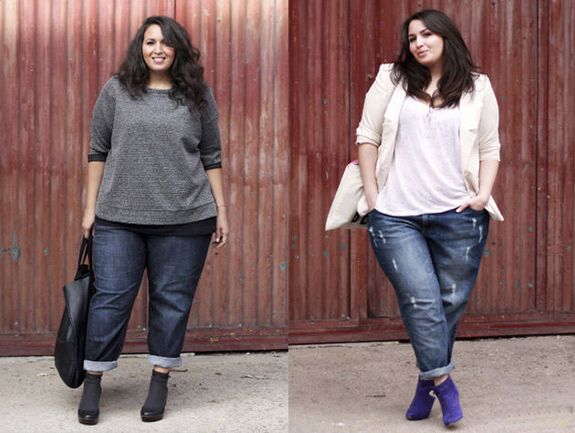 Модные джинсы для полных женщин после 40 лет