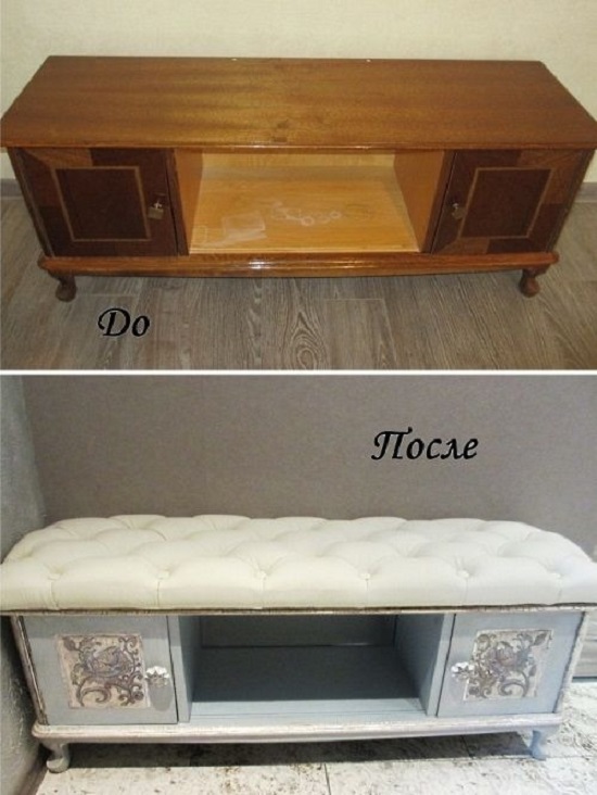 Как превратить старую мебель в новую и современную легко и просто