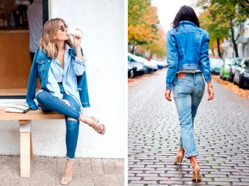 С чем носить джинсовую куртку женскую: советы