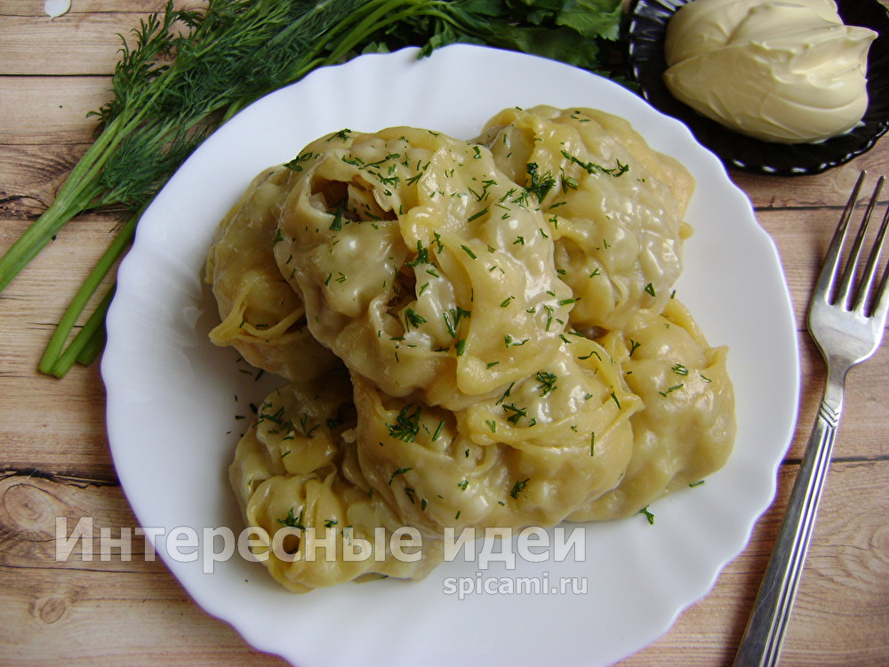 Сочные домашние манты — уйдут со стола в мгновение домашние манты пошаговый рецепт с фото