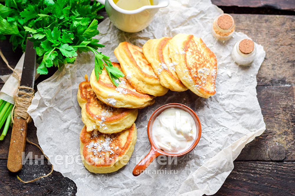 Очень пышные оладьи на кефире — не оседают пышные оладьи на кефире