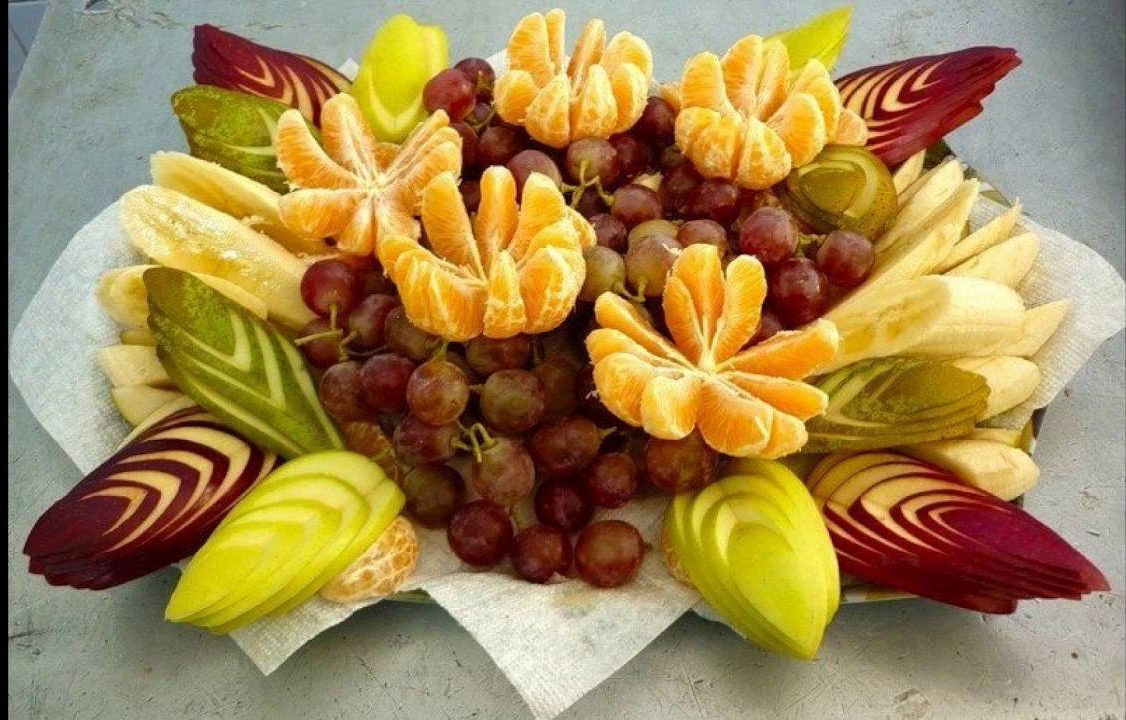 Фото фруктовая нарезка в домашних условиях