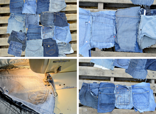 15 крутых идей переделать старые джинсы