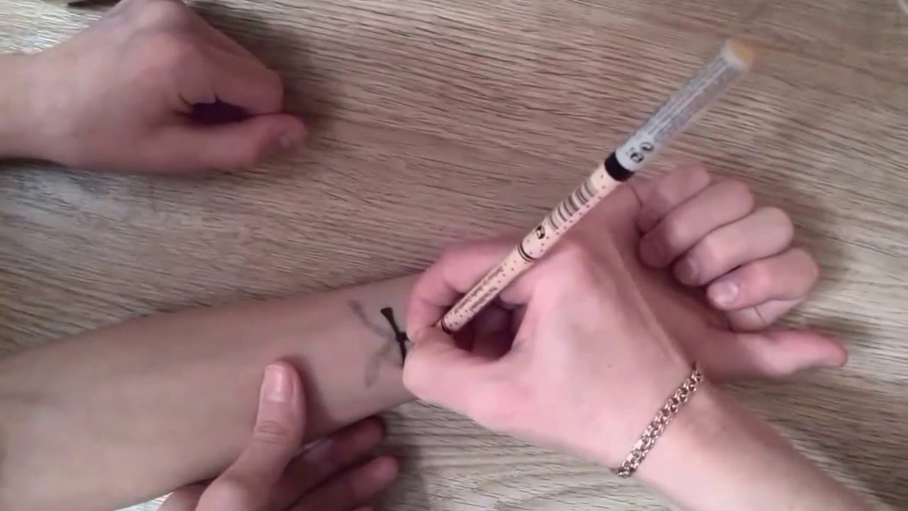 Как сделать тату в домашних условиях временную, через бумагу временная татуировка