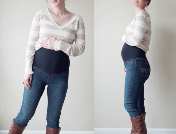 Как переделать обычные джинсы в джинсы для беременных - kormstroytorg.ru
