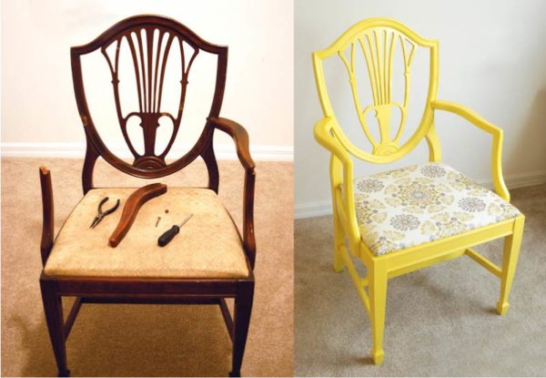 Обновляем старые стулья своими руками - 6 лучших мастер-классов