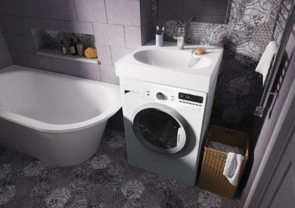 Стиральная машинка под раковину — секреты выбора модели и правила установки