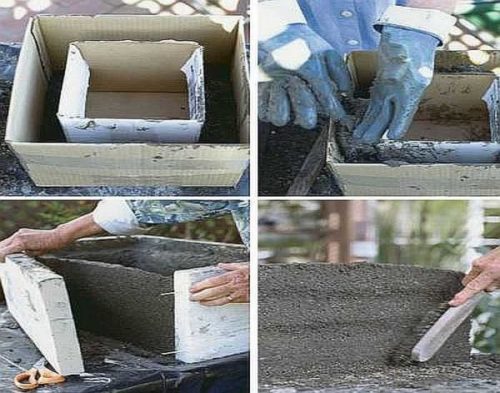 9 интересных поделок из бетона своими руками