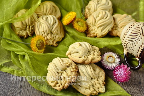 печенье Хризантема рецепт с фото