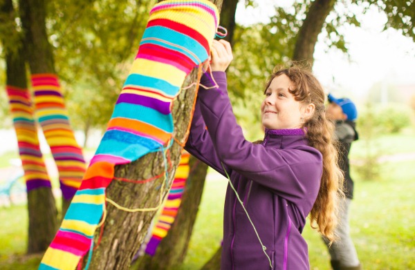 Ярнбомбинг – новое хобби вязальщиц jarnbombing