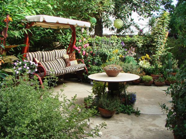 Уютное место для отдыха в саду (60 фото)