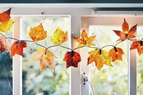 Стильный декор для дома из осенних листьев: 5 простых, но гениальных идей