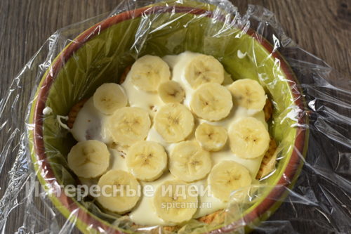 слой бананов