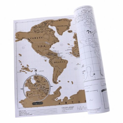 Скретч карта мира: отличный подарок путешественнику