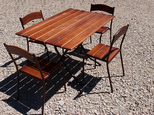 Какие столы используются в летних кафе?