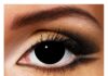 Чёрные линзы для глаз: особенности выбора и ношения