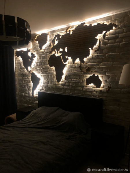 Карта мира — панно на стену