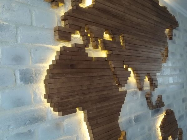 Карта мира — панно на стену