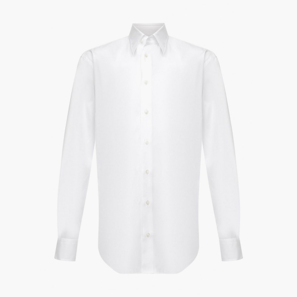 Понравилась рубашка оверсайз белого цвета, как на показе Raf Simons весна-лето 2022? Советуем отправиться за ней в мужской отдел 
