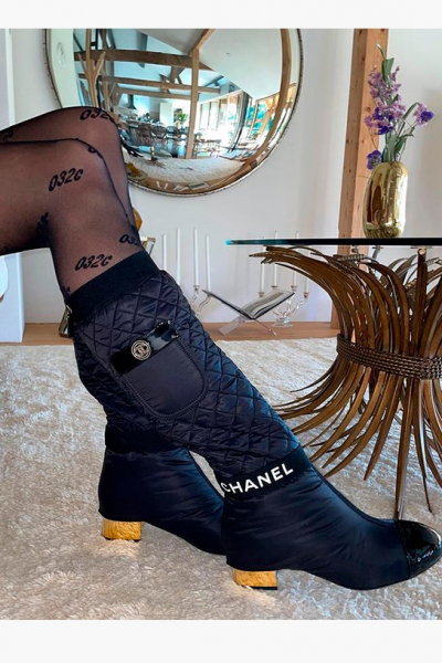Сапоги-трансформеры Chanel — любимая осенняя обувь героинь стритстайла