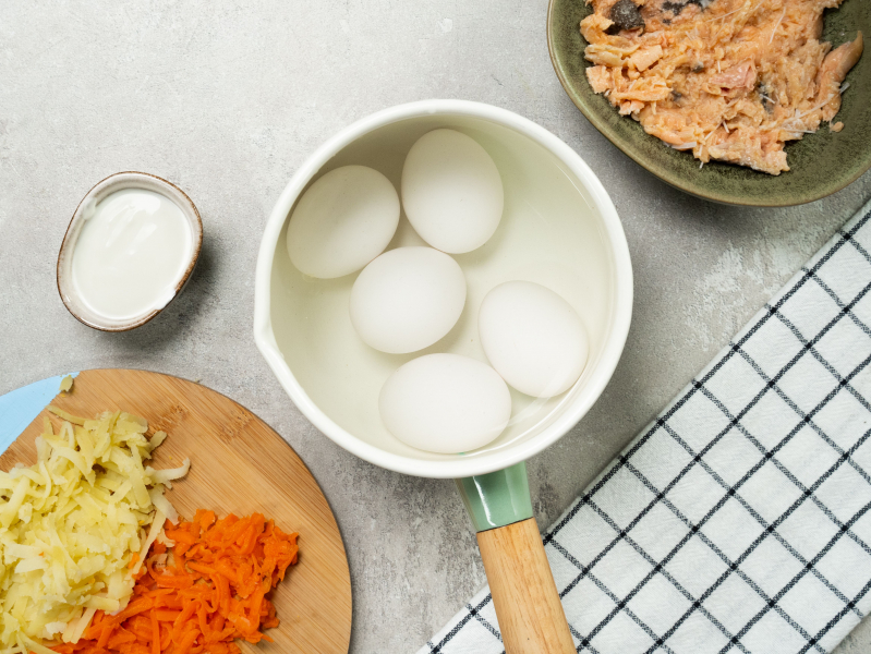 Рецепт салата рыбного с картофелем
