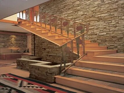 Лестница из искусственного камня : функциональный и стильный элемент интерьера