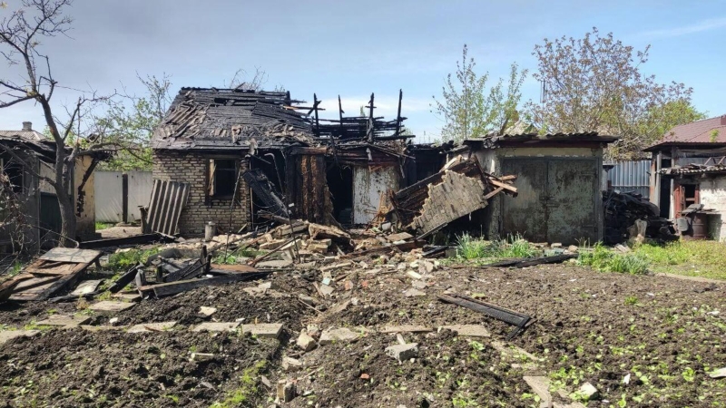Украинские войска обстреляли Ясиноватую