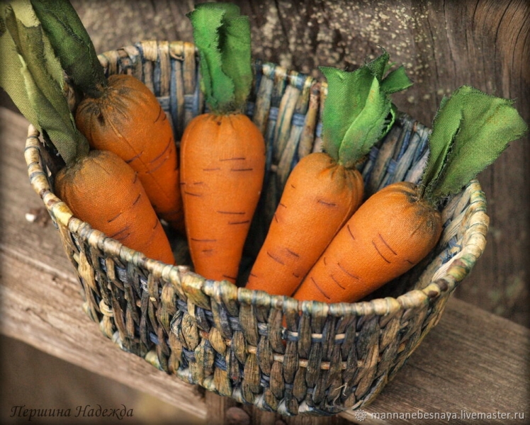 А не сшить ли нам морковку?