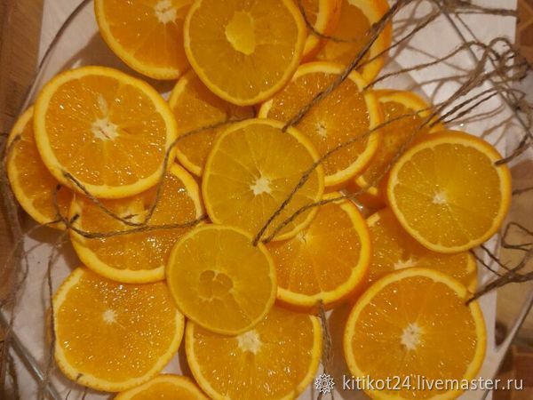 Сушим апельсины: простое украшение своими руками