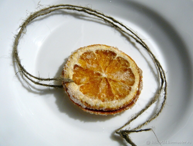 Сушим апельсины: простое украшение своими руками