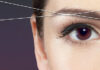 Моделирование бровей нитью