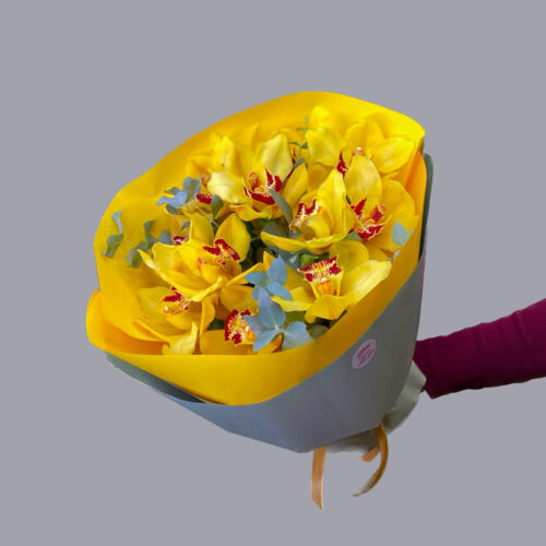 Красивые букеты из орхидей и эвкалипта – идеальное решение для невесты