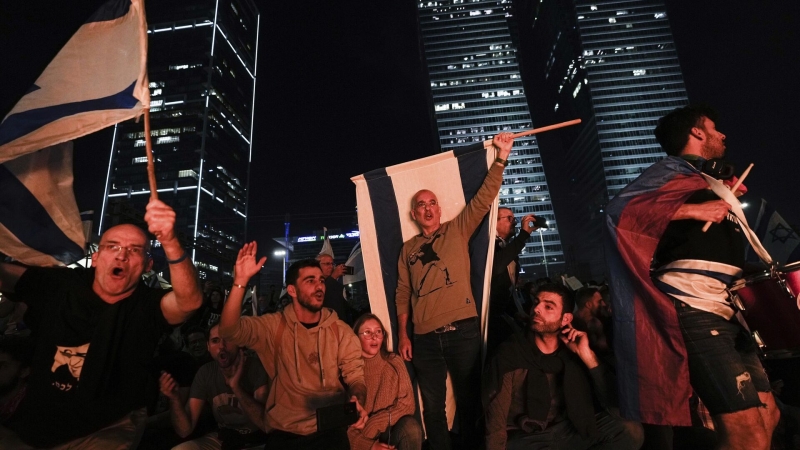 В Тель-Авиве вновь началась акция протеста против судебной реформы