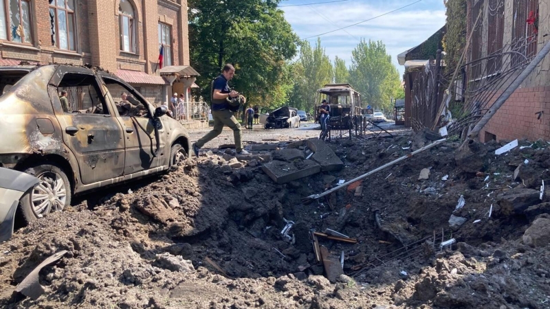 Украинские войска обстреляли Донецк кассетными снарядами