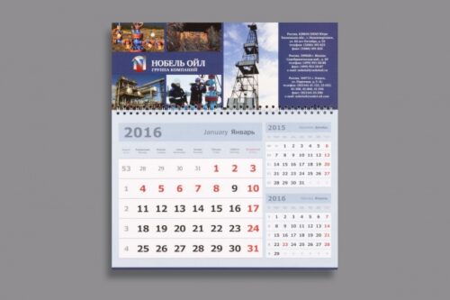 Настенные календари: стильный способ следить за временем года