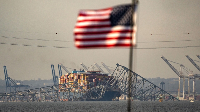 В США оценивают последствия обрушения моста в Балтиморе для экономики