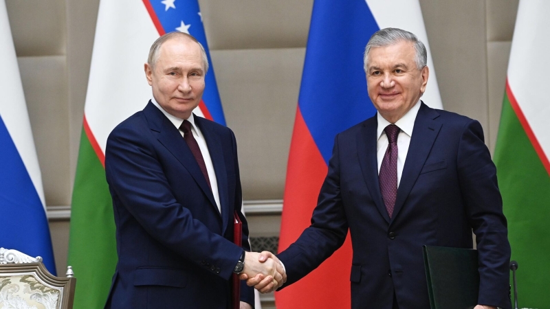 Путин: Россия готова помочь Узбекистану в торговле
