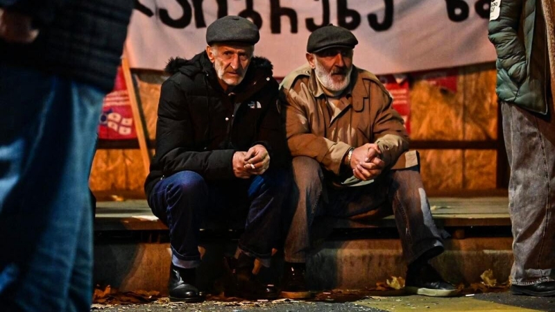 Грузинские оппозиционеры продолжают протестовать 